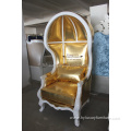 leather royal gold dining king throne chair